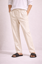 Beige Cotton Pant