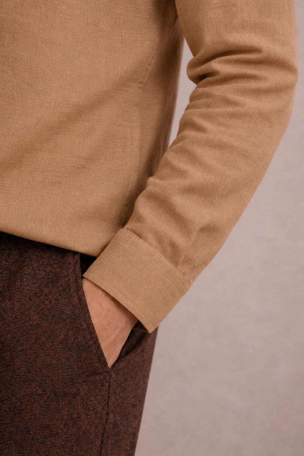 Ease Linen Polo – Amber