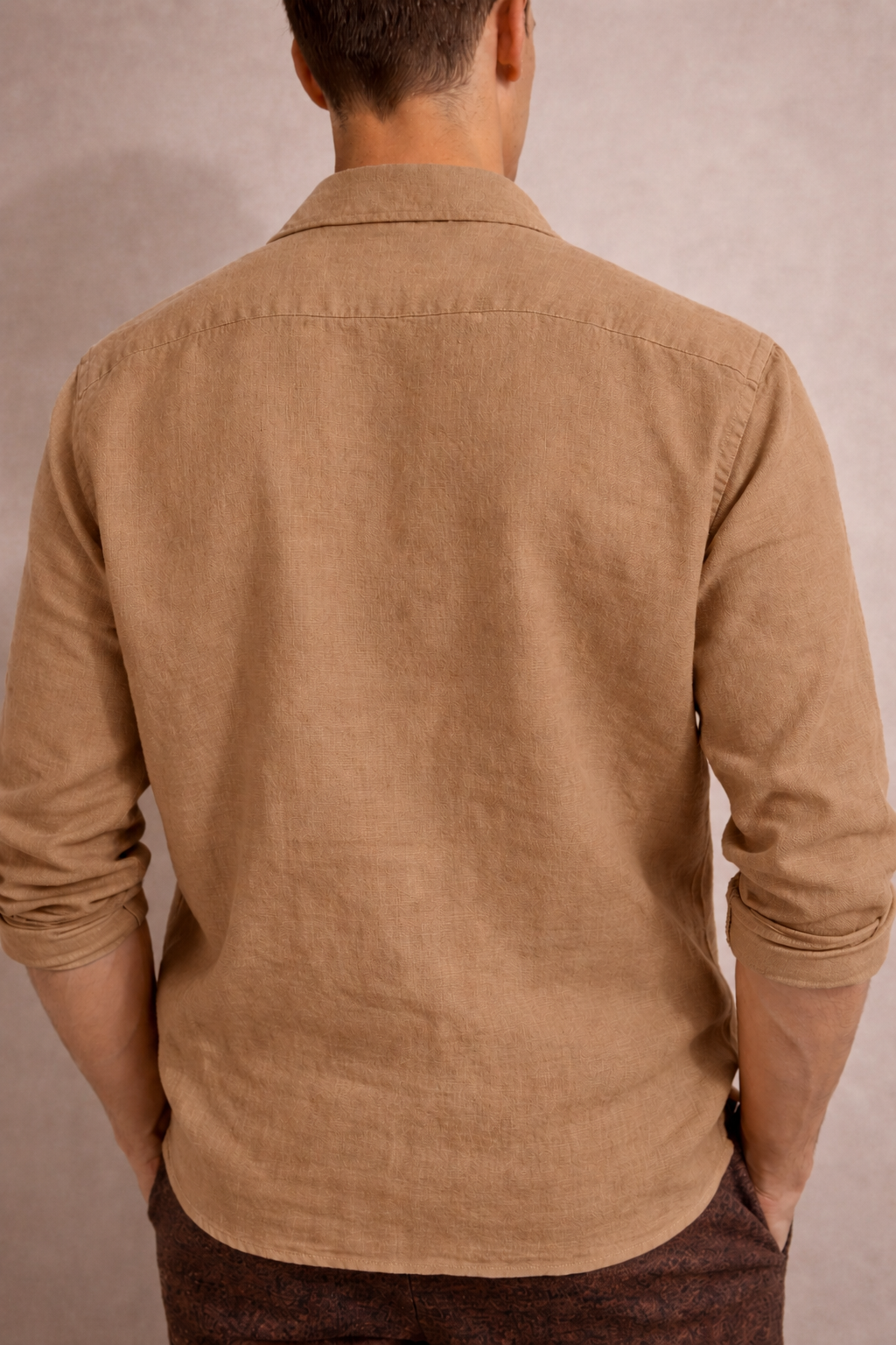 Ease Linen Polo – Amber