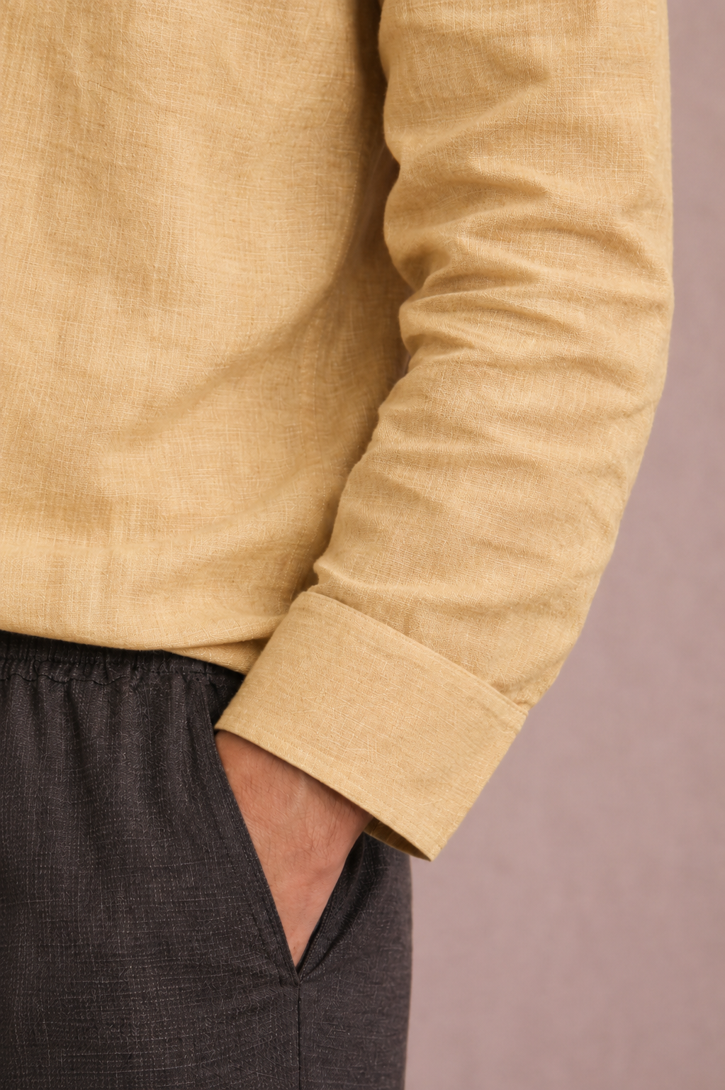 Ease Linen Polo – Sand