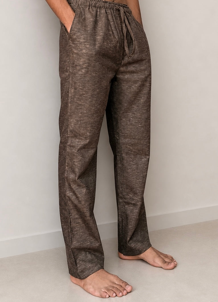 Everyday Cotton Trousers – Brown