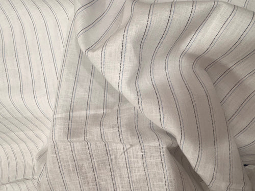 Ease Linen Polo – Azure Stripe