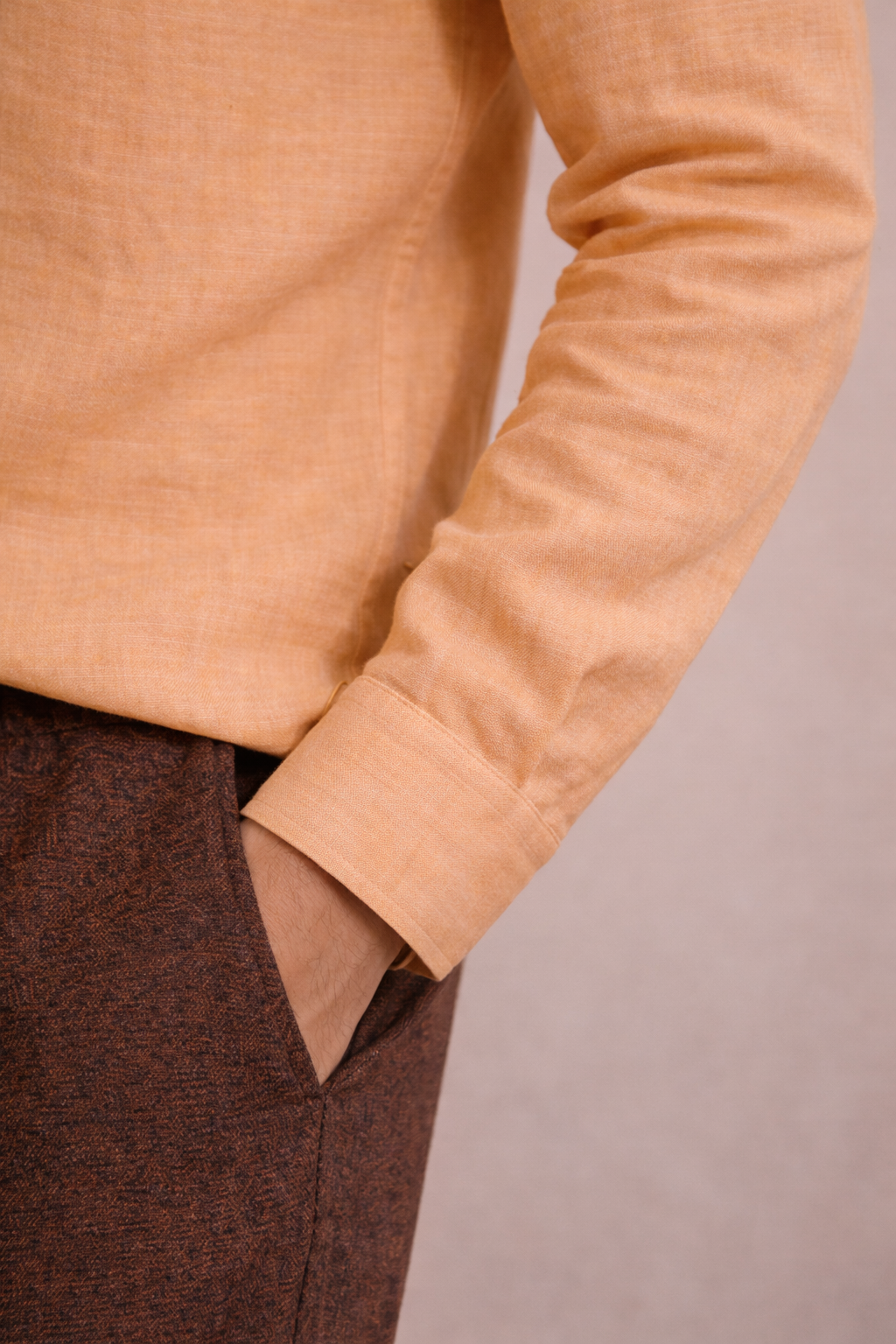 Ease Linen Polo – Amber