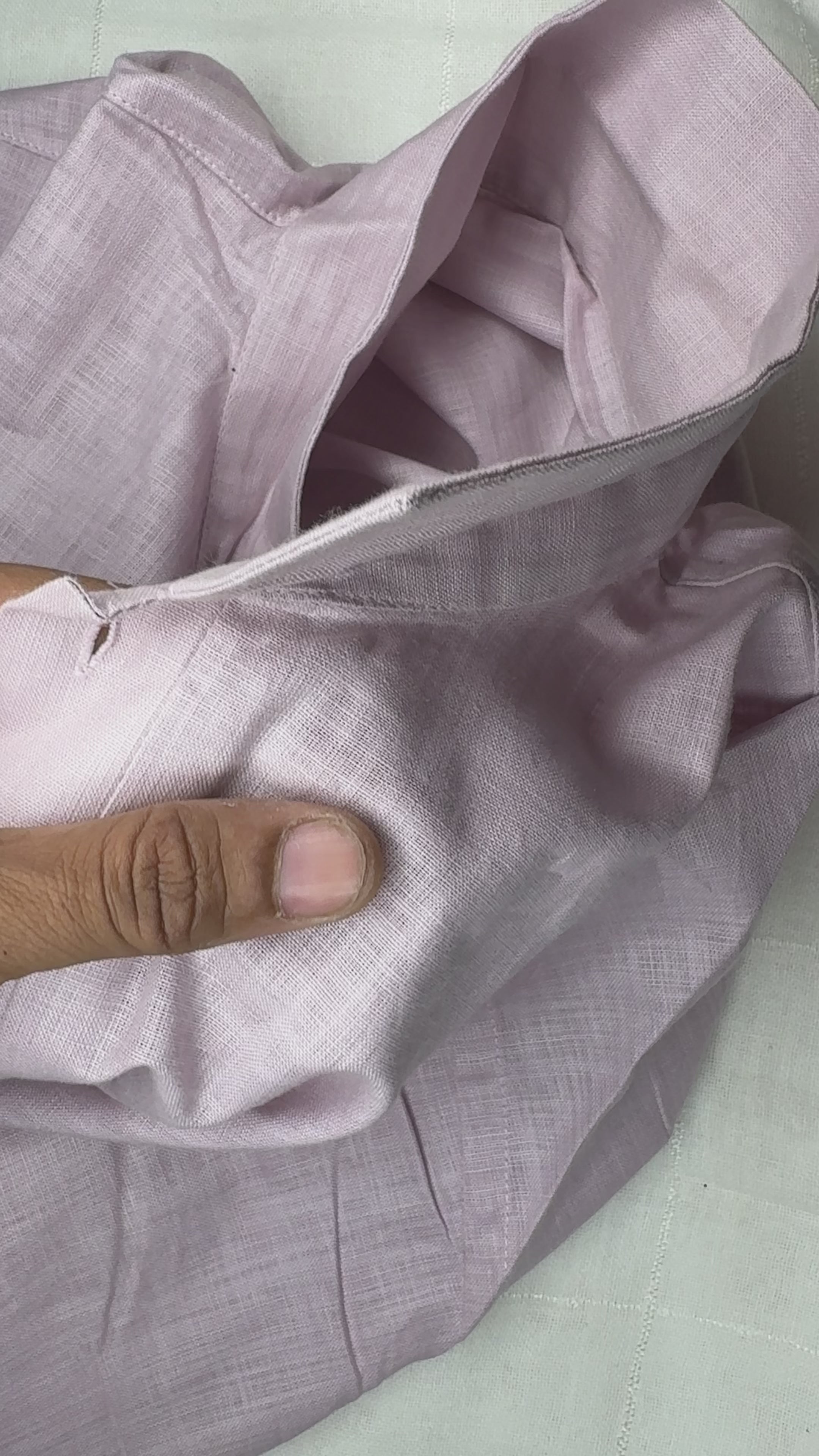 Ease Linen Polo – Lavender